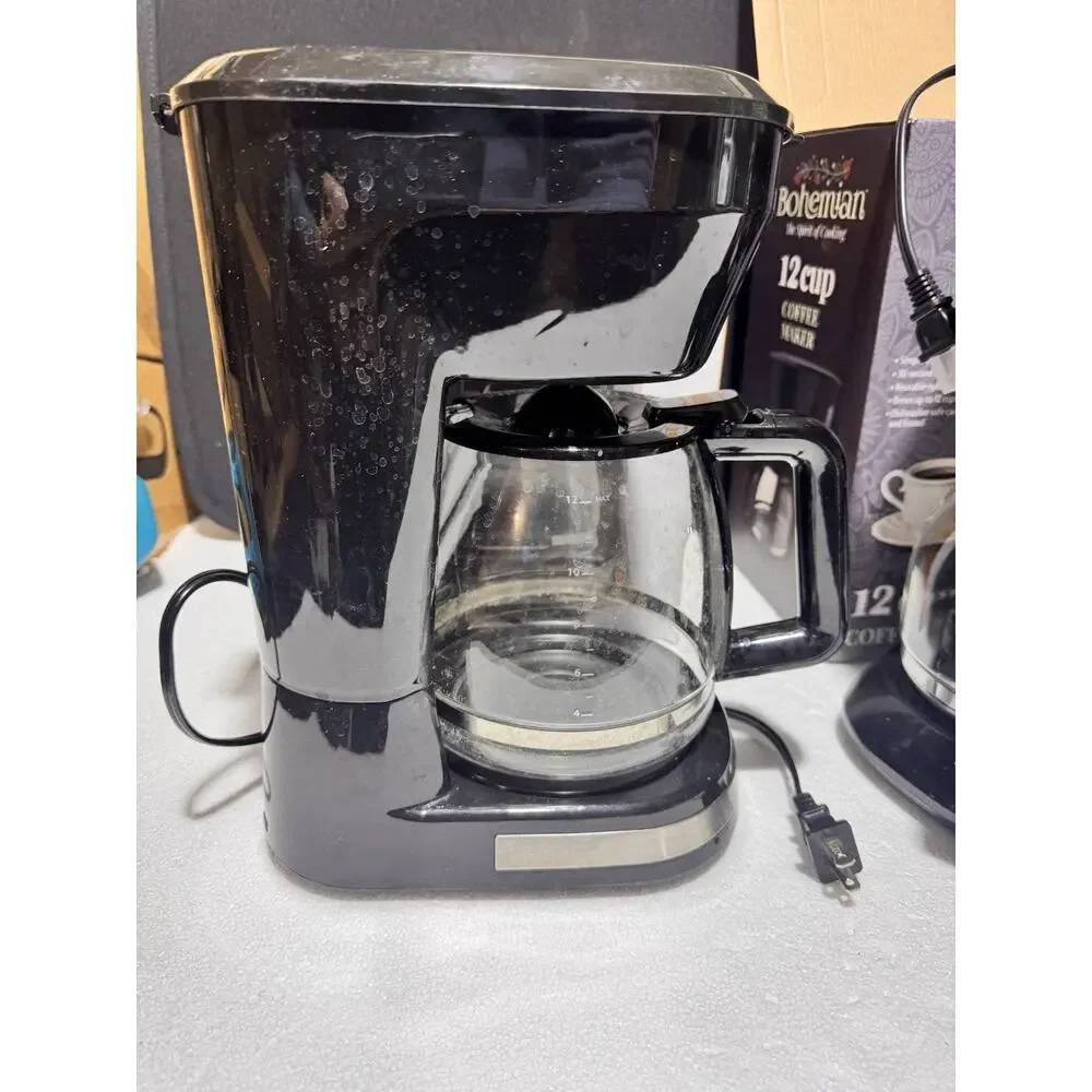 Coffee Maker Bundle 3pcs Toastmaster Bohemian Farmivorths Used Set of 3